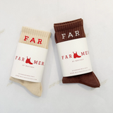 FAR MER Boot Socks - Chocolate