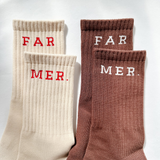 FAR MER Boot Socks - Chocolate