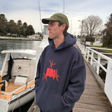 HIBI Star Hoodie - Navy Charcoal