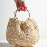 Bourse Picot PM Bag - Ecru