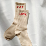 FAR MER Boot Socks - Beige