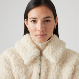 Kate Sherpa Jacket - White Swan