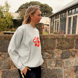 Red Keychain Crew - Grey Marle