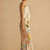 Alcio Pleated Wide Leg Pant