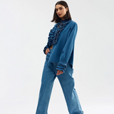 Luna Blouse - Denim