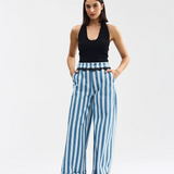 Darcey Jean Powder Denim Stripe