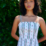 Molly Dress - Antique Rose Stripe