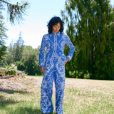 Lela Jacket - Royal/Antique