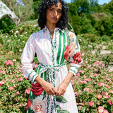 Demi Dress - Leaf Rose Multi