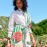 Demi Dress - Leaf Rose Multi