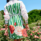 Demi Dress - Leaf Rose Multi
