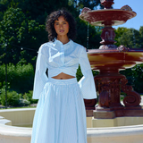 Gemma Skirt - Arctic Stripe