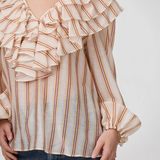 Ellery Blouse - Jaipur Harvest Stripe