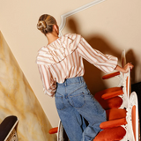 Ellery Blouse - Jaipur Harvest Stripe