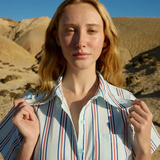 Edie Shirt Dress - Blithe Cherry Stripe