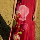 Poppy Dress - Redcurrant Phalae