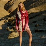 Demi Dress  - Redcurrant Multi