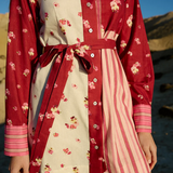 Demi Dress  - Redcurrant Multi