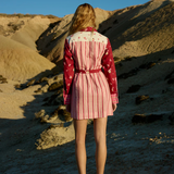 Demi Dress  - Redcurrant Multi