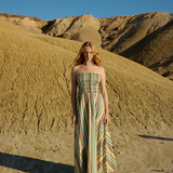 Layla Dress - Meadow Stripe