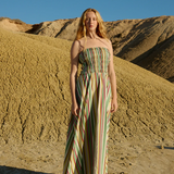 Layla Dress - Meadow Stripe