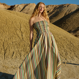 Layla Dress - Meadow Stripe