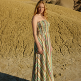 Layla Dress - Meadow Stripe