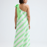 Mila Dress - Fern Lapis Stripe
