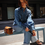 Luna Blouse - Denim