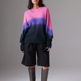 Amara Double Dip Dye Belair Knit - Sugar Plum