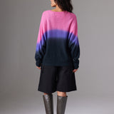 Amara Double Dip Dye Belair Knit - Sugar Plum