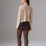 Zeta Paso Roll Neck - Creamy