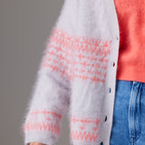 Brushed Surf Fair Isle Cardi