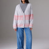 Brushed Surf Fair Isle Cardi