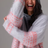 Brushed Surf Fair Isle Cardi