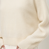 Amerie Cashmere Knit Jumper - White