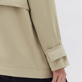 Arden Short Mac Jacket - Natural