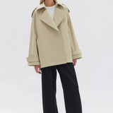 Arden Short Mac Jacket - Natural