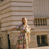 Sylvie Dress - Pink Jardin