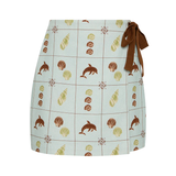 Rex Wrap Skirt - Seashell Tile