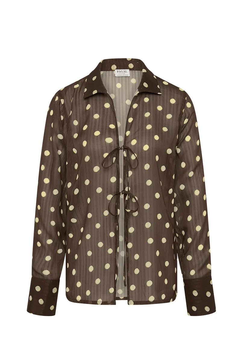Harlow Shirt - Giallo Pois