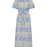 Carla Dress - Lagoona Tile