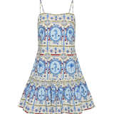 Lima Mini Dress - Lagoona Tile