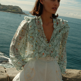 Suki Blouse - Calypso Tile