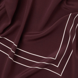 Silk Square Scarf - Merlot
