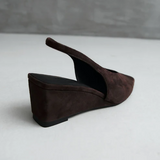 Ayvie Wedge - Espresso Sude