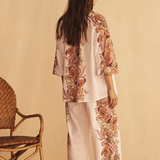 Straight Leg Pant - Bel Fiore Trellis