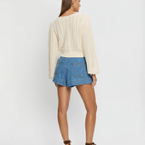 Bella Knit Top - Cream