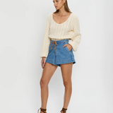 Bella Knit Top - Cream