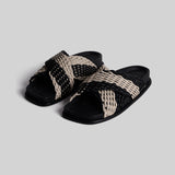 Chase Slide - Black/White